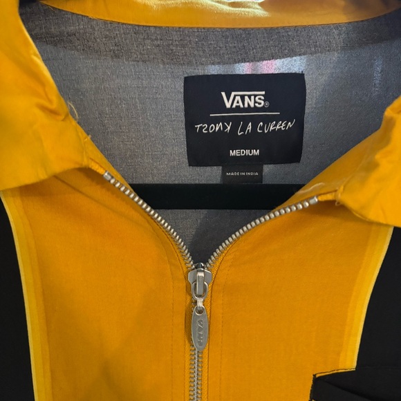VANS X CURREN men’s front zip retro shirt | size M - Picture 2 of 2